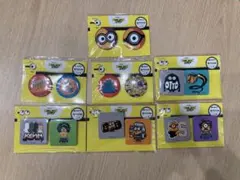 ミニオンズ 缶バッジ 7個セット売り 一番くじ Happyくじ