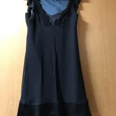 訳あり 値下げ！ レベッカテイラー シルク 黒ノースリーブワンピース