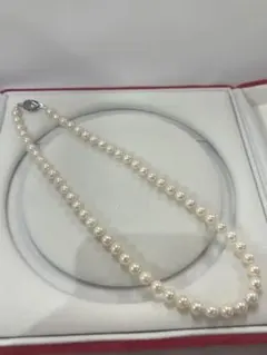 伊勢志摩英虞湾産あこや真珠 6.5-7mm パールネックレス 42cm - メルカリ