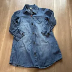 デニムシャツワンピース
