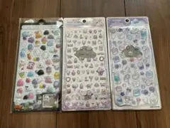 【新品未開封】ジュエルプチドロップシール☆2枚含む3枚セット　ストーンつき