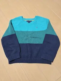 TOMMY HILFIGER ボーダーセーター 4T