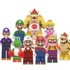 新品レゴ互換10体セット　スーパーマリオブラザーズ ミニフィグ　ミニフィギュア