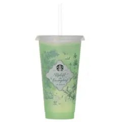 2026ミステリーカラーチェンジングリユーザブルコールドカップ710ml 緑