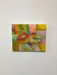 ポップアート、インテリア、絵画、原画、ドーナツ、カフェ、オシャレ、現代アートのサムネイル