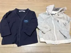 familiar　70.80サイズ　パーカー　カーディガン　2枚セット