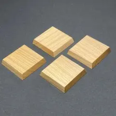 木製ミニ飾り台 ブナ 4個セット