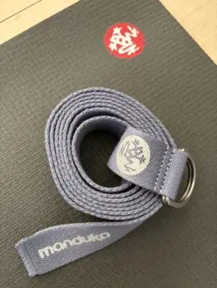 manduka ヨガストラップ ブルーのサムネイル