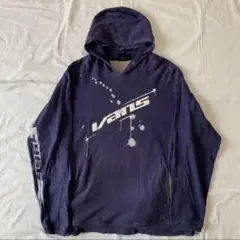 vans フーディー パーカー ロゴ　ペイント　ペンキ　デザインのサムネイル