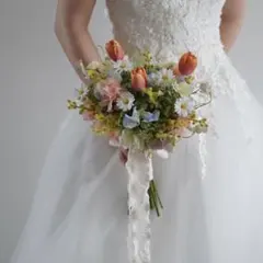 クラッチブーケ ♡ アーティフィシャルフラワー ウェディング ブーケ