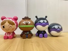 アンパンマン　おっきなアンパンマンマスコット　4個セット