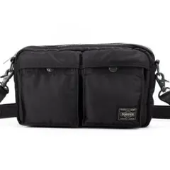 A366【近年モデル／美品】ポーター／タンカー　スリングバッグ　ショルダー　黒