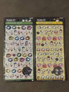 ボンボンドロップ ミニ シール スヌーピー