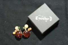 mother 天然石ビーズピアス　tsugumi pierce