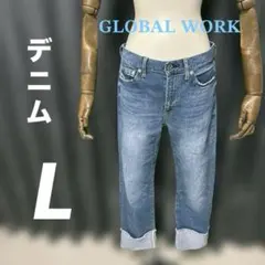 72.GLOBALWARK デニム L 青 レディース 普段着