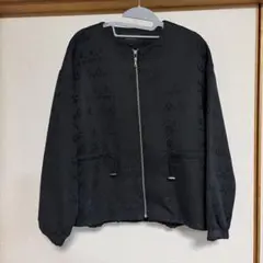 キルティングジャガードブルゾン