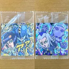 ジョジョシールウエハース5部1 SRアバッキオ JJRブチャラティ 2枚セット