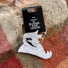 ディズニーストア ナイトメアビフォアクリスマス ヘアクリップ ゼロ ハロウィン