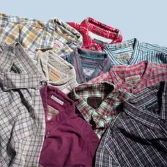 古着 90's~ 長袖シャツ 10点 まとめ売り サイズM~XL