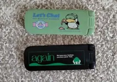 折りたたみエチケットブラシ 2点セット Let's Chat againのサムネイル