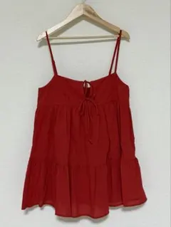 GU キャミソール レッド