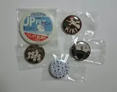 ジブリ　魔女の宅急便　キキ　もののけ姫　コダマ　天空の城ラピュタ　缶バッジ