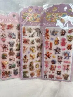 SALE!破格！ボンボンドロップ風シール　3枚セット