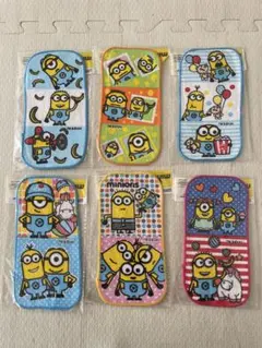 【新品未使用】ミニオンズ ポケタオル 6枚セット
