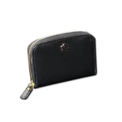 【美品】マリークワント エナメルレザー マルチケース（ブラック）