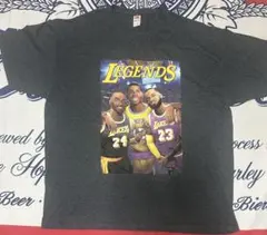 NBAレイカーズLEGENDS Tシャツコービー&ジョンソン&レブロン