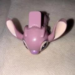 スティッチ フィギュア クリップ紫色