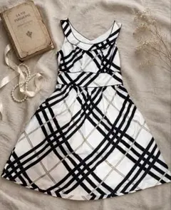 BURBERRY BLUE LABELノースリーブ チェック柄 ワンピース 38 - メルカリ