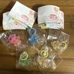 UPA ウーパールーパー めじるしチャーム 4種セット 5こセット