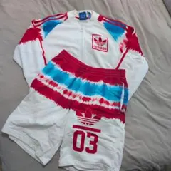 adidas ジャージ セットアップ スウェット ハーフパンツ