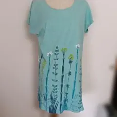ムーミン 半袖Tシャツ カットソー ライトブルー