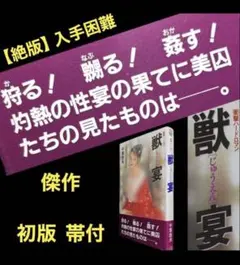 初版【絶版】 獣宴 千草忠夫 　　　　　　　※人気ランキング上位 入手困難な傑作 猛き冷血 」「 炯る蛇 」千草忠夫 2冊セット - メルカリ