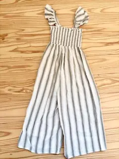 mon Atelier ストライプオーバーオール L 110cm