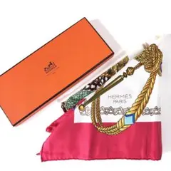 HERMES エルメス シルクスカーフ カレ90 Le Timbalier