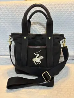 ポロクラブ　ショルダートートバッグ