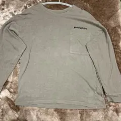 ZARA 長袖カットソー ポケット付き グレーのサムネイル