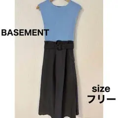 セール‼︎ BASEMENT ノースリーブワンピース