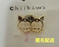 ちいかわ×サンリオキャラクターズ ピンズコレクション◆モモンガ×クロミ