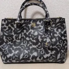 ✨稀少✨極美品✨トリーバーチ　ハンドバッグ　2way レースプリント　ロビンソン