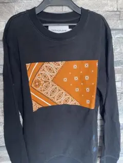 CALVIN KLEIN JEANS バンダナ柄スウェット M