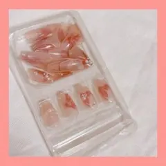 ネイルチップ ショートネイル 春夏 可愛い シンプル 3Dネイルチップ