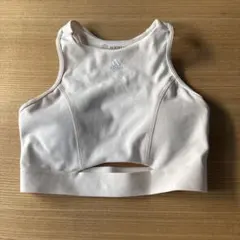 adidas スポーツブラ　ハーフトップ　トレーニングウェア　70b