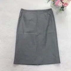 アンタイトル ひざ丈タイトスカート シンプル ベーシック 仕事 オフィス 日本製