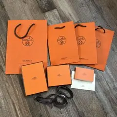HERMES 空箱 ショッピング袋 リボン セット - メルカリ