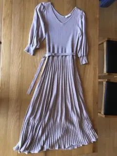 美品　プロポーション　ボディドレッシング　ニットワンピース