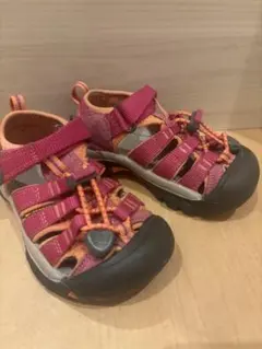 KEEN サンダル ピンク オレンジ アウトドア